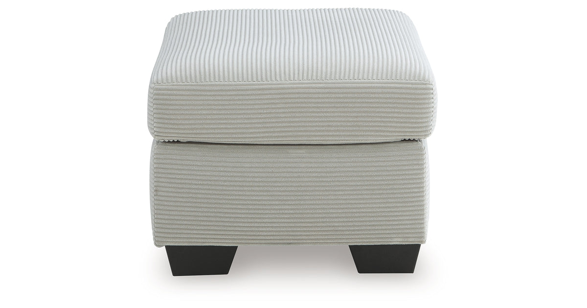 Greenbriar Smoke Ottoman from Ashley - Luna Furniture