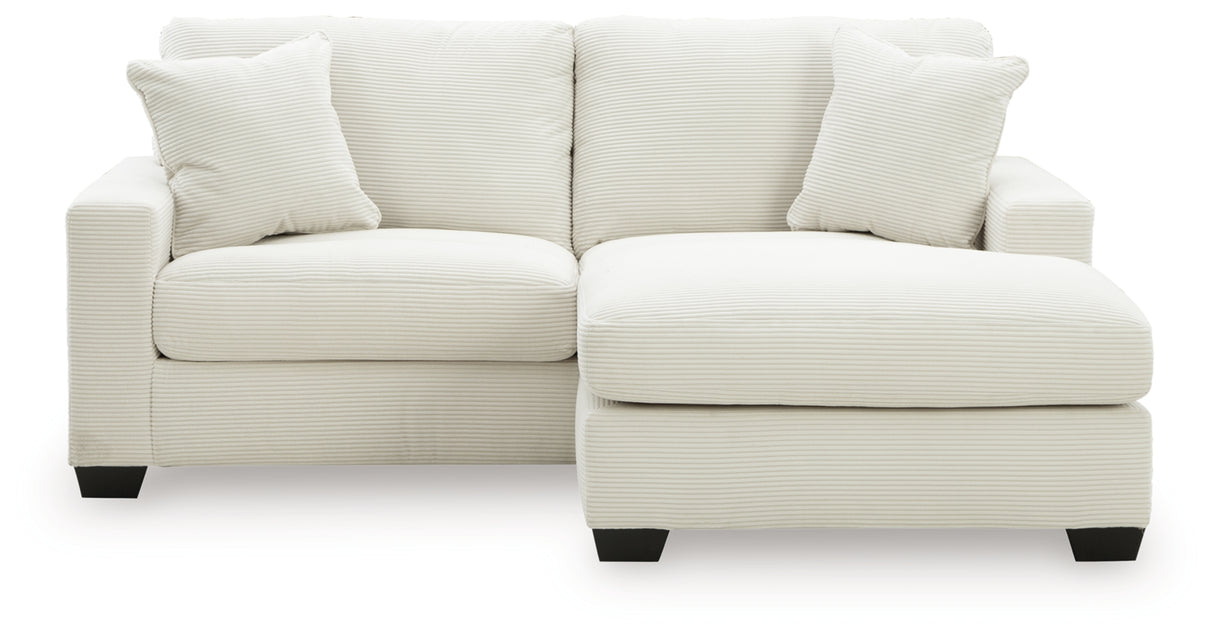 Greenbriar Smoke Loveseat and Sofa Chaise from Ashley - Luna Furniture