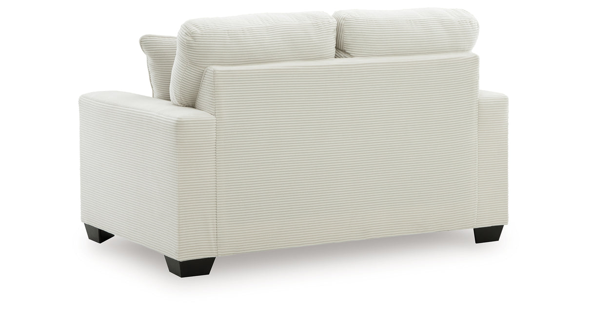 Greenbriar Smoke Loveseat and Sofa Chaise from Ashley - Luna Furniture