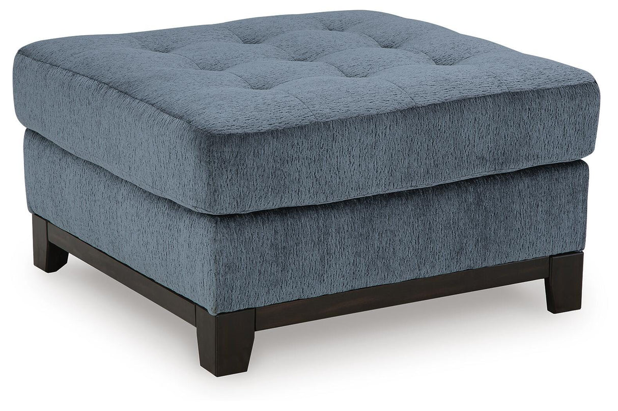Maxon Place Navy 3-Piece Sectional and Ottoman from Ashley - Luna Furniture