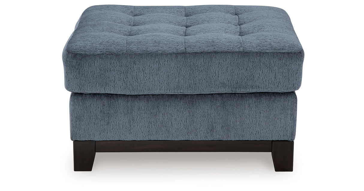 Maxon Place Chair and Ottoman in Navy from Ashley - Luna Furniture