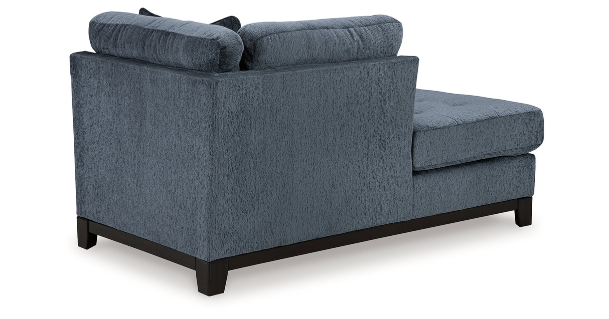 Maxon Place Navy Left-Arm Facing Corner Chaise from Ashley - Luna Furniture