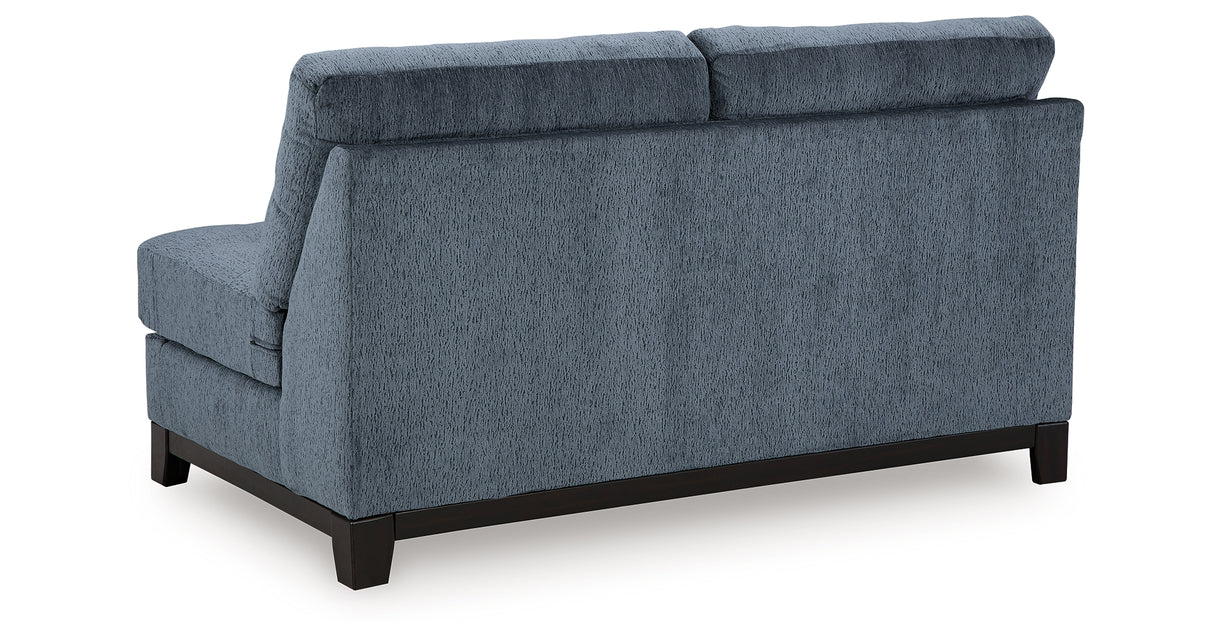 Maxon Place Navy Armless Loveseat from Ashley - Luna Furniture