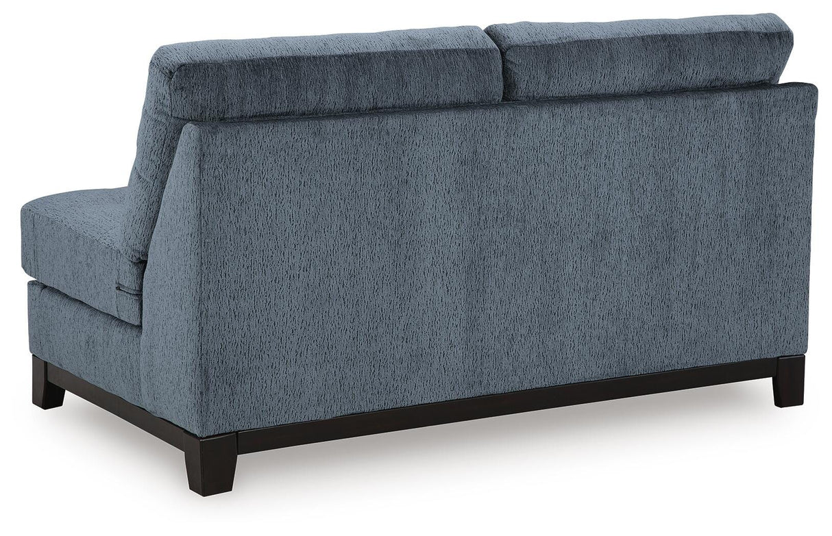 Maxon Place Navy 3-Piece Sectional and Ottoman from Ashley - Luna Furniture