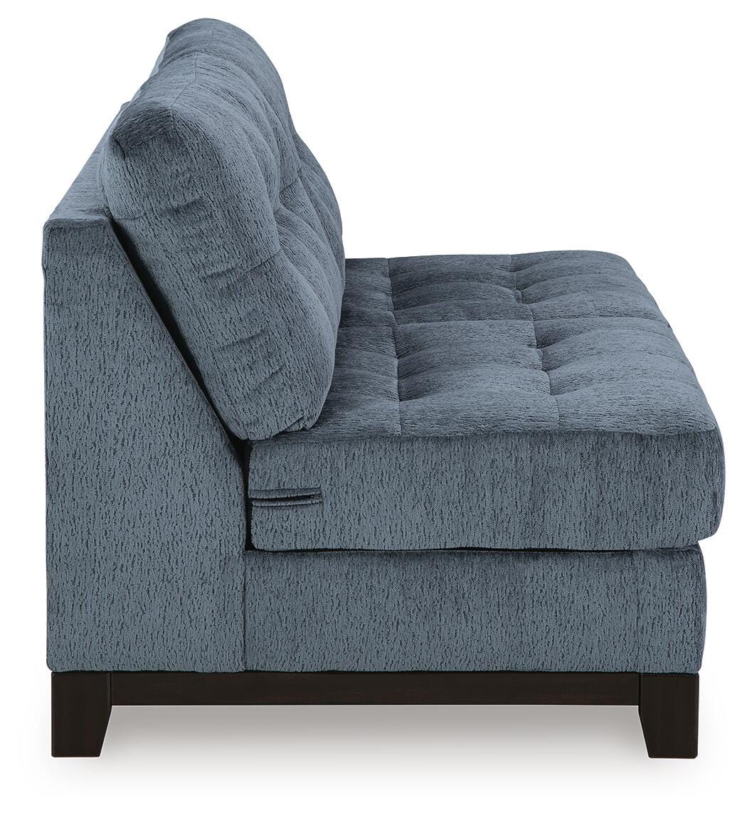 Maxon Place Navy 3-Piece Sectional and Ottoman from Ashley - Luna Furniture