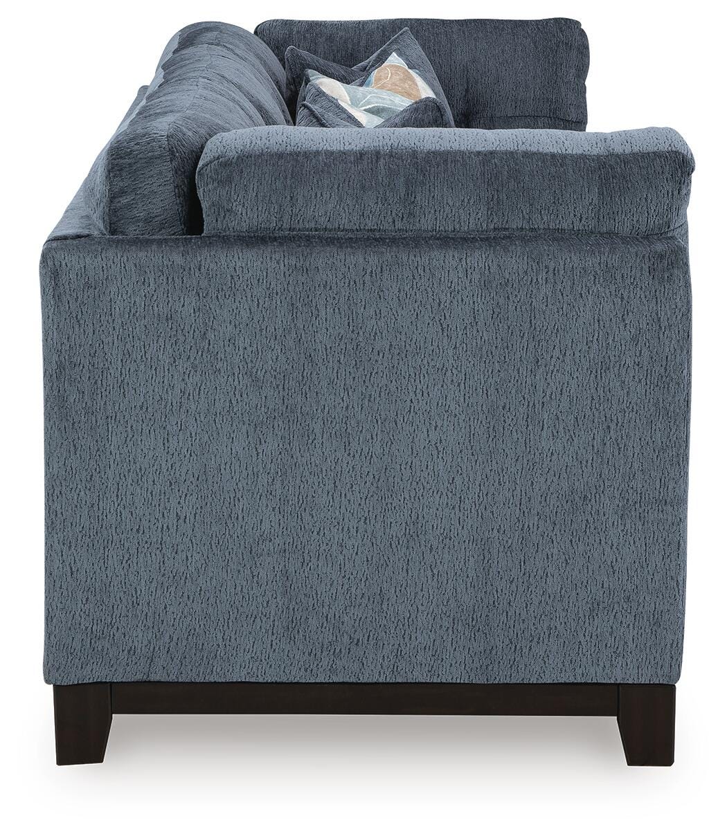 Maxon Place Navy 3-Piece Sectional and Ottoman from Ashley - Luna Furniture