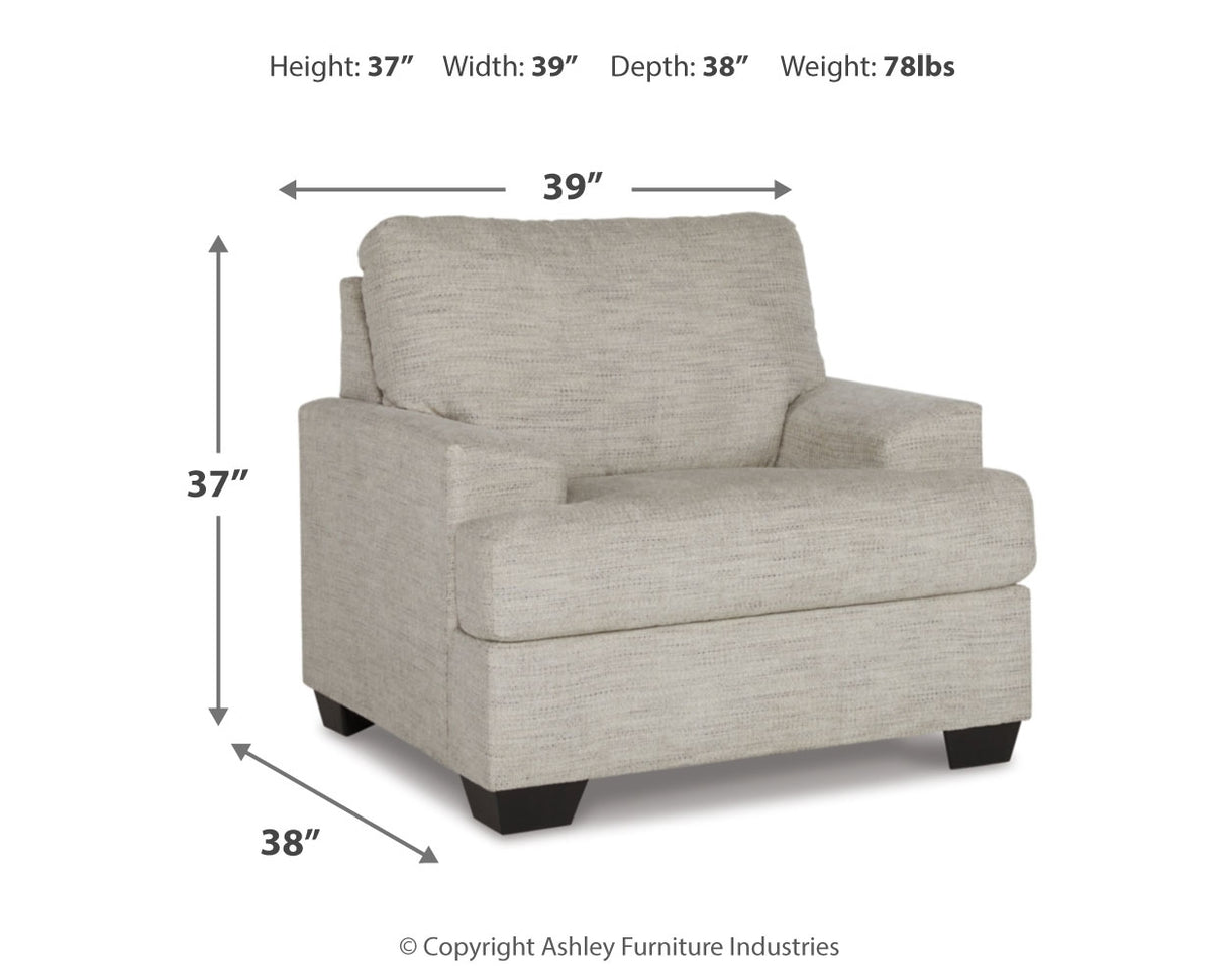 Vayda Pebble Sofa, Loveseat, Chair and Ottoman from Ashley - Luna Furniture