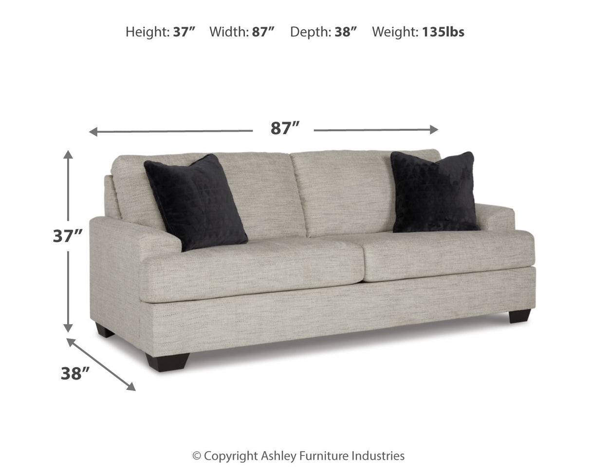 Vayda Pebble Sofa, Loveseat, Chair and Ottoman from Ashley - Luna Furniture