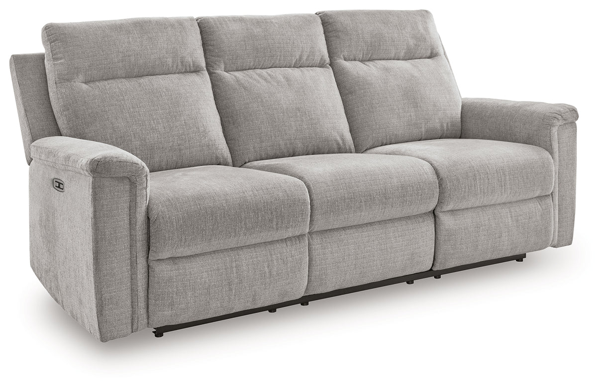 Barnsana Ash Power Reclining Sofa, Loveseat and Recliner from Ashley Furniture - Luna Furniture