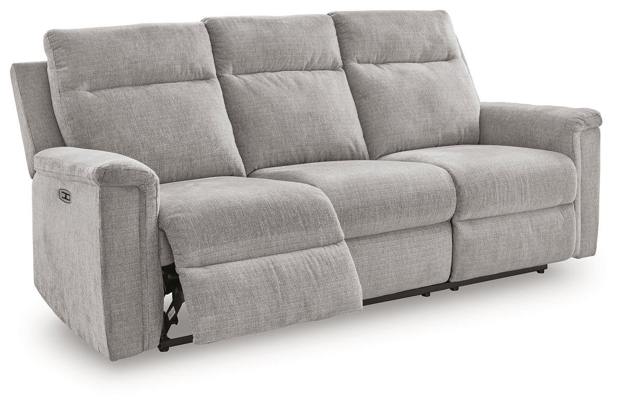 Barnsana Ash Power Reclining Sofa, Loveseat and Recliner from Ashley Furniture - Luna Furniture