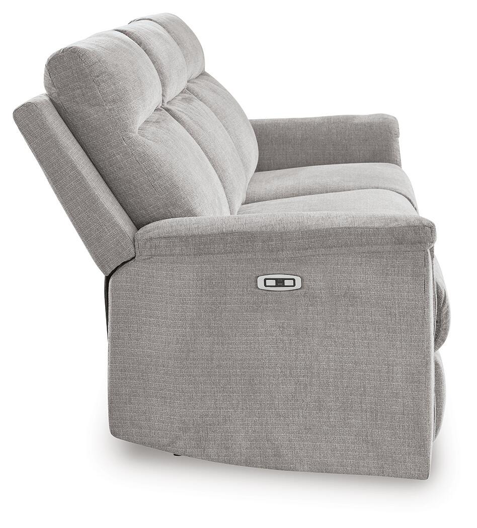 Barnsana Ash Power Reclining Sofa, Loveseat and Recliner from Ashley Furniture - Luna Furniture