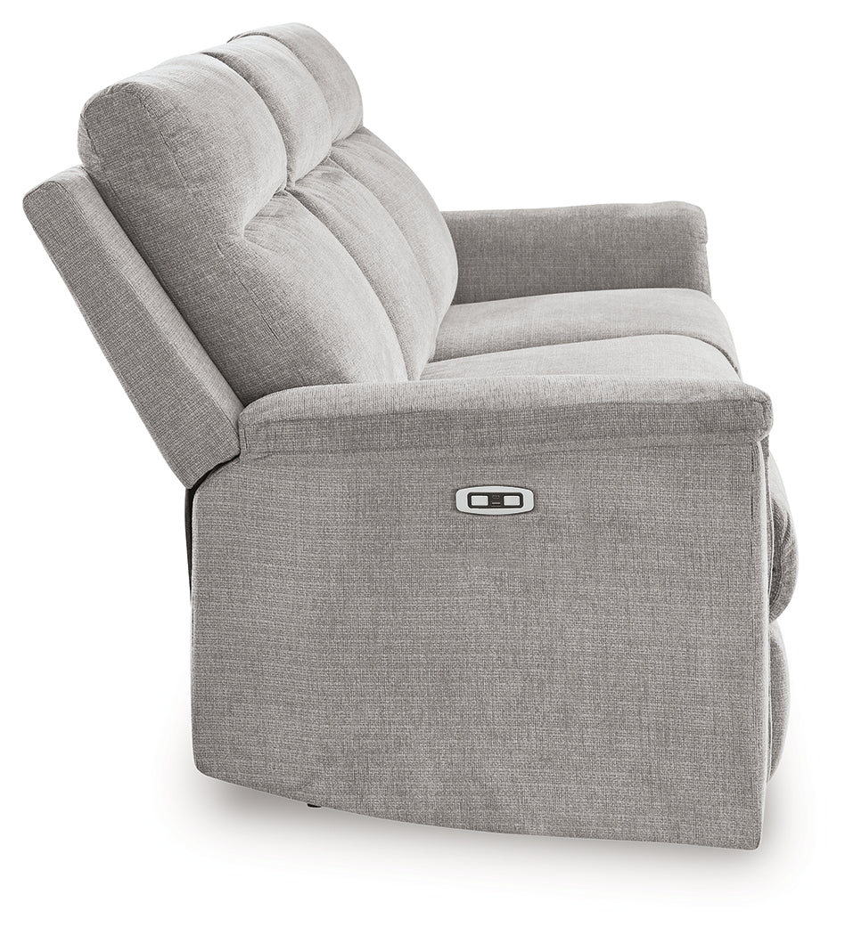 Barnsana Ash Power Reclining Sofa, Loveseat and Recliner from Ashley - Luna Furniture