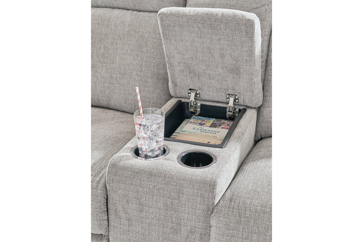 Barnsana Ash Power Reclining Sofa, Loveseat and Recliner from Ashley - Luna Furniture