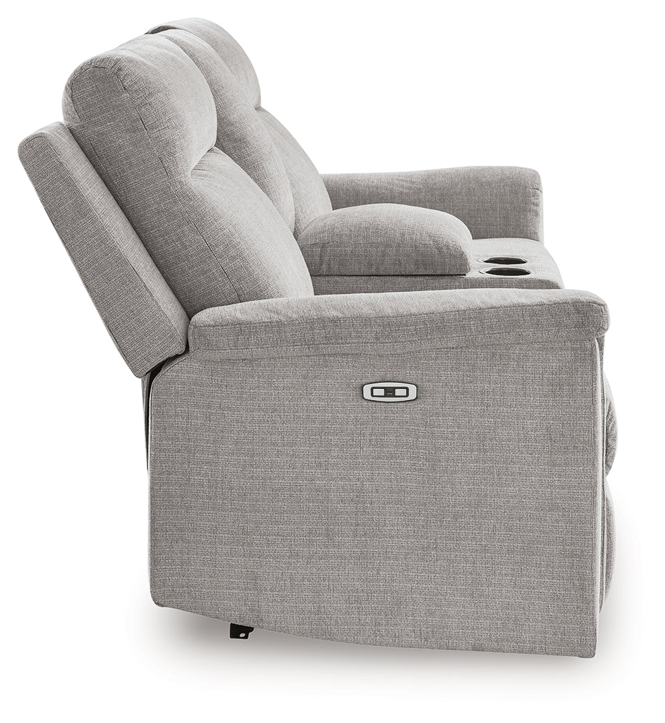 Barnsana Ash Power Reclining Sofa, Loveseat and Recliner from Ashley - Luna Furniture