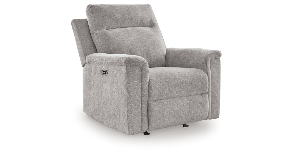 Barnsana Ash Power Recliner from Ashley - Luna Furniture