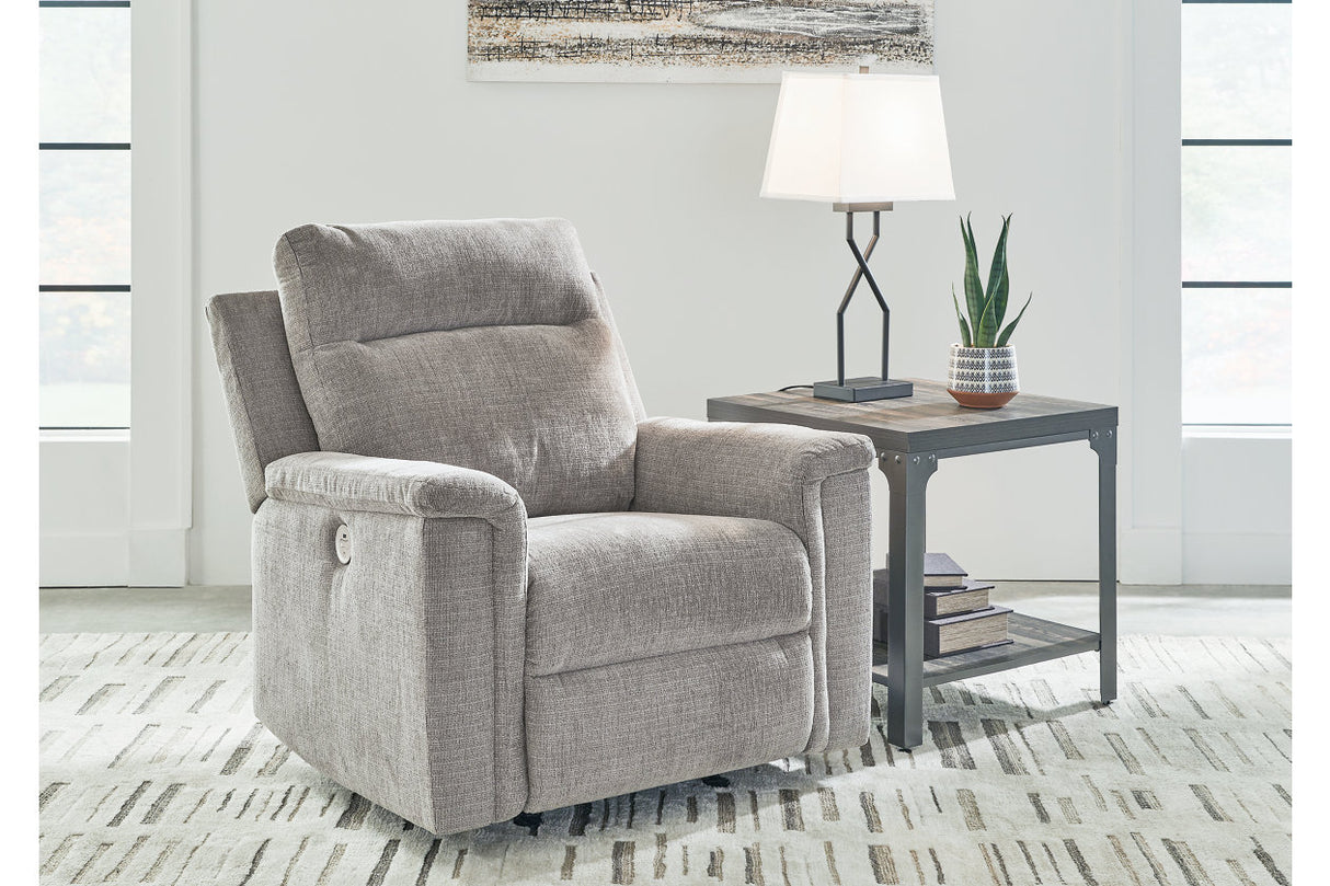 Barnsana Ash Power Reclining Sofa, Loveseat and Recliner from Ashley - Luna Furniture