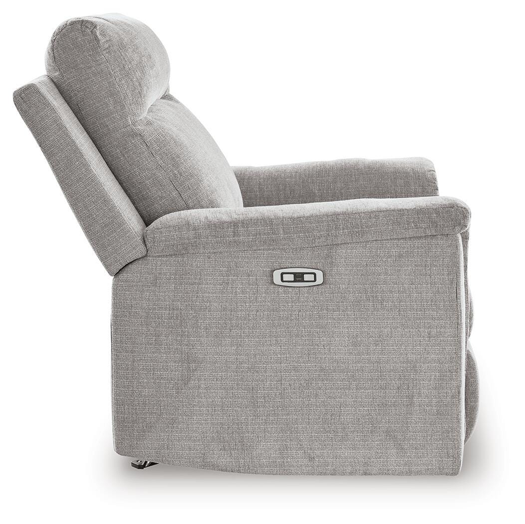Barnsana Ash Power Recliner from Ashley - Luna Furniture