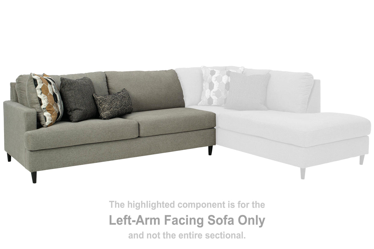 Santasia Granite Left-Arm Facing Sofa from Ashley - Luna Furniture