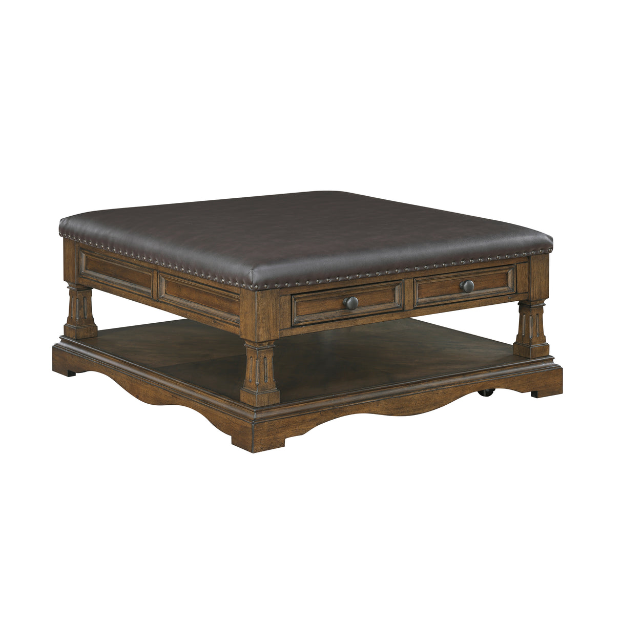 3554-02 Chairside Table from Homelegance - Luna Furniture