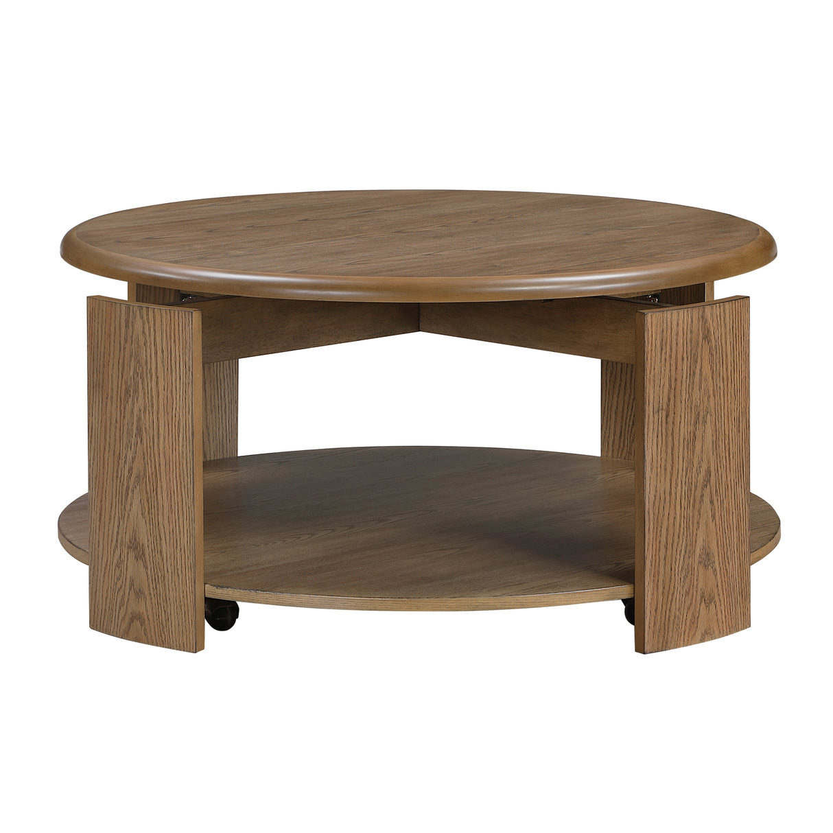 Ellis Brown Cocktail Table with Swivel Top from Homelegance - Luna Furniture