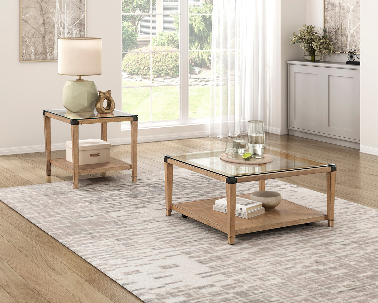 Riverton Brown End Table from Homelegance - Luna Furniture