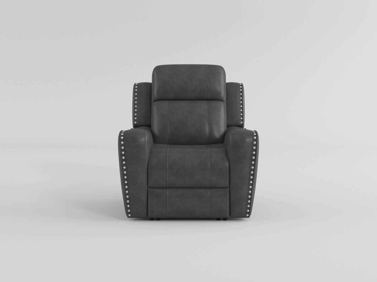 Kellen Smoky Gray Reclining Chair from Homelegance - Luna Furniture