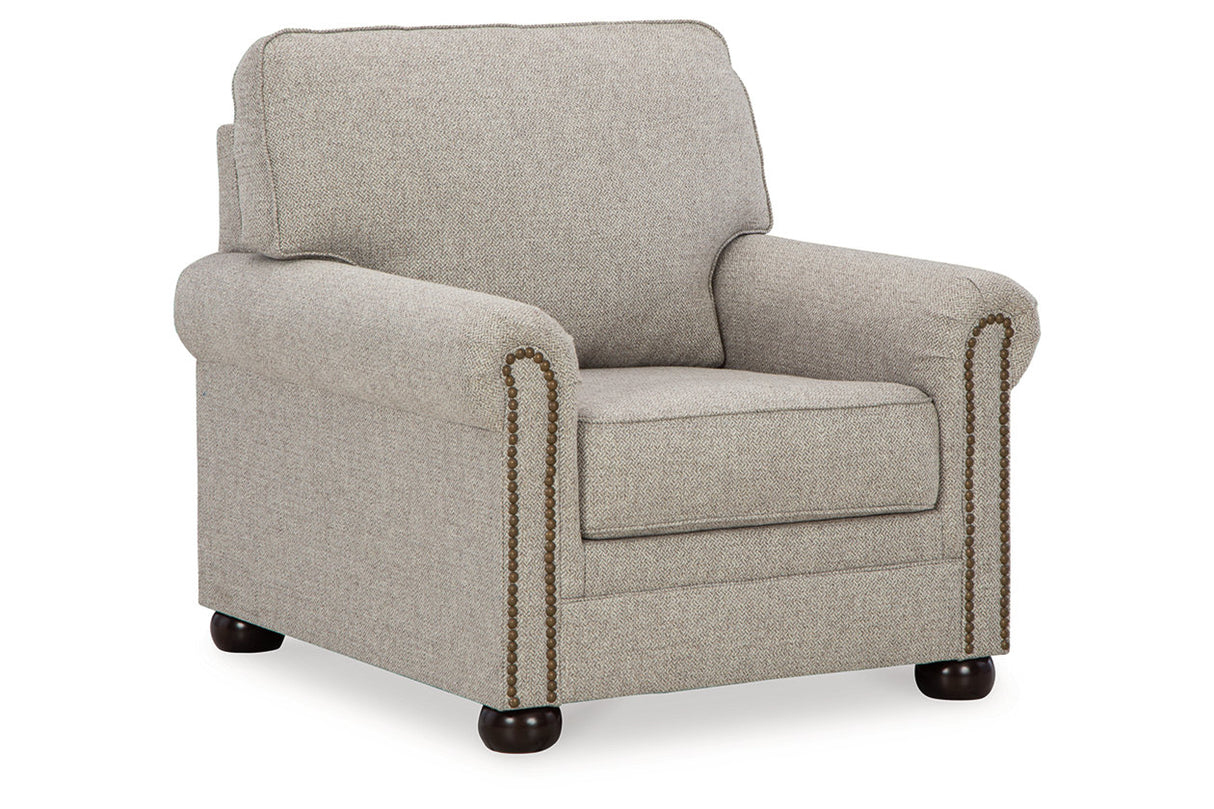 Gaelon Dune Chair and Ottoman from Ashley - Luna Furniture