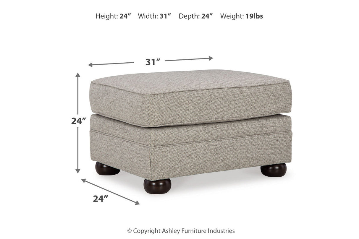 Gaelon Dune Sofa, Loveseat, Chair and Ottoman from Ashley - Luna Furniture