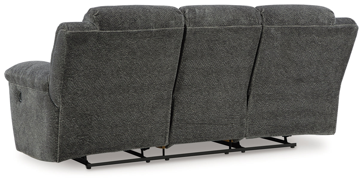 Frohn Graphite Reclining Sofa and Loveseat from Ashley Furniture - Luna Furniture