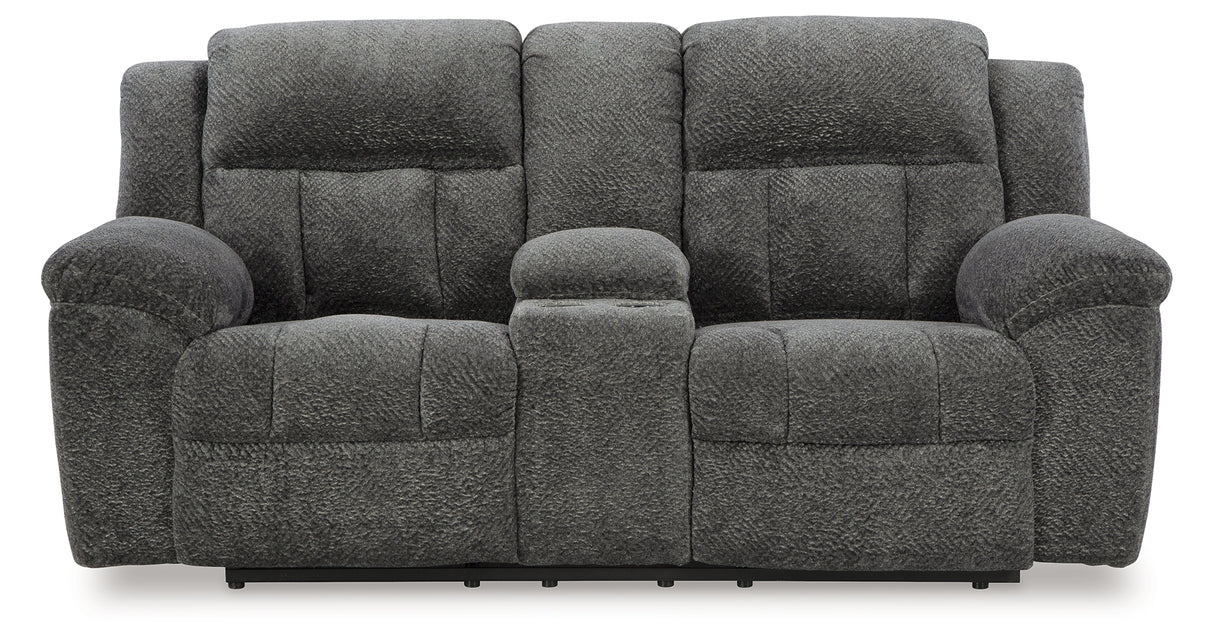 Frohn Sofa and Loveseat in Graphite from Ashley Furniture - Luna Furniture