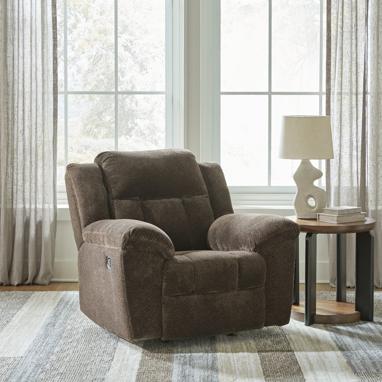 Frohn Chocolate Reclining Sofa and 2 Recliners from Ashley - Luna Furniture