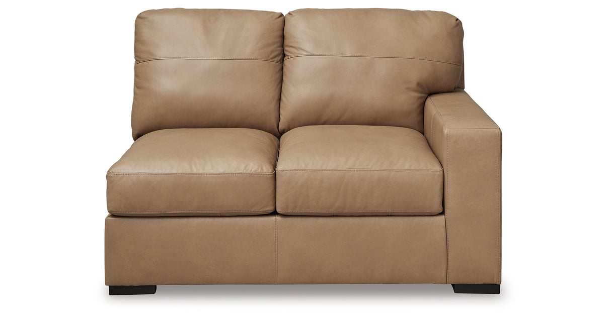 Bandon Toffee Right-Arm Facing Loveseat from Ashley Furniture - Luna Furniture