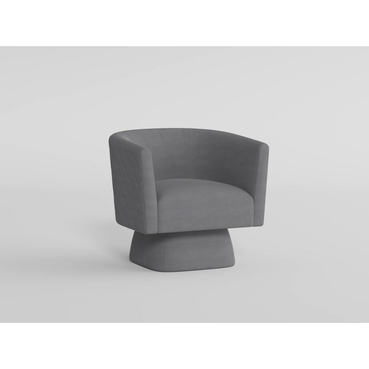Bristol Dark Gray Swivel Chair from Homelegance - Luna Furniture