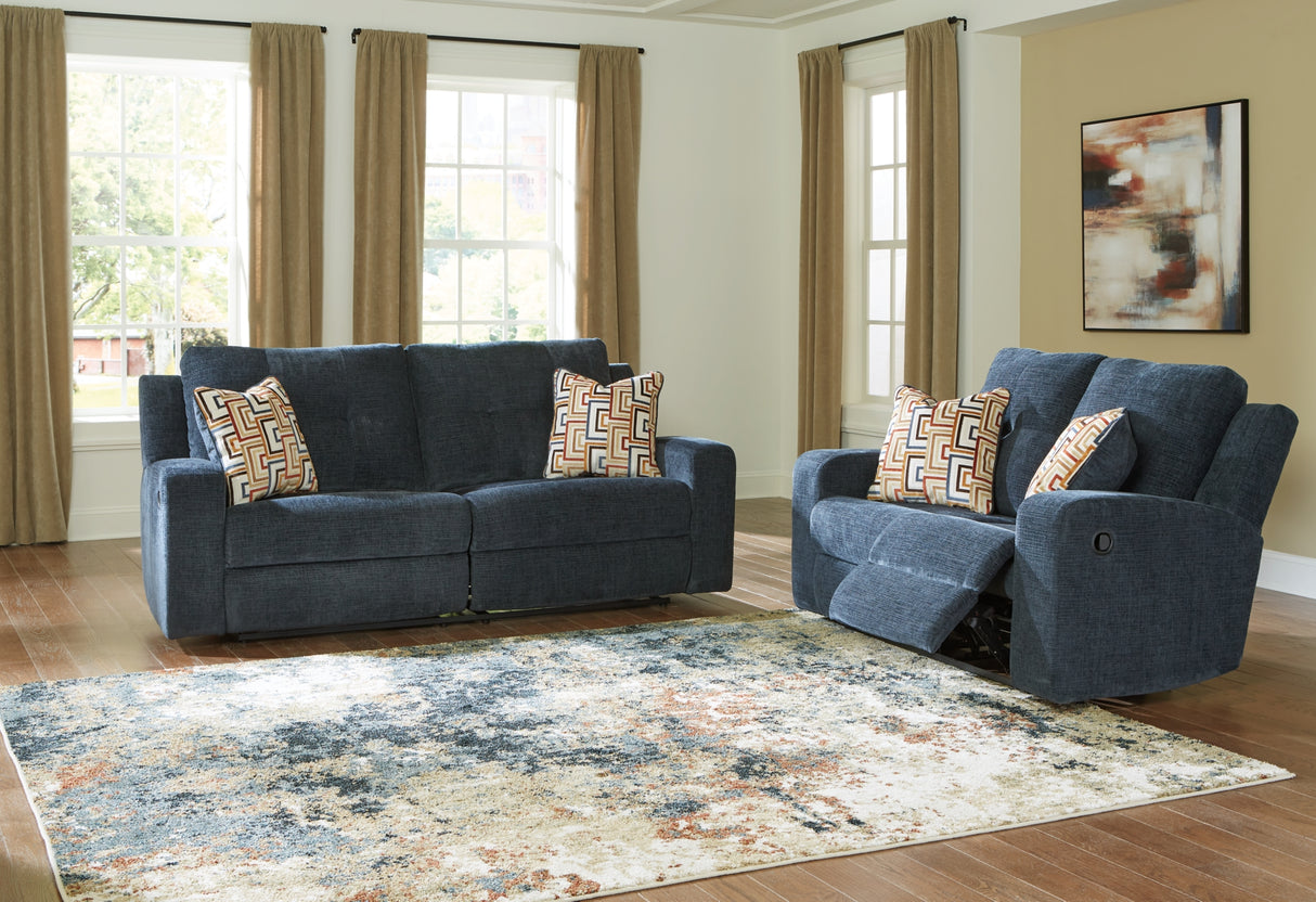 Danum Sofa and Loveseat in Ink from Ashley Furniture - Luna Furniture