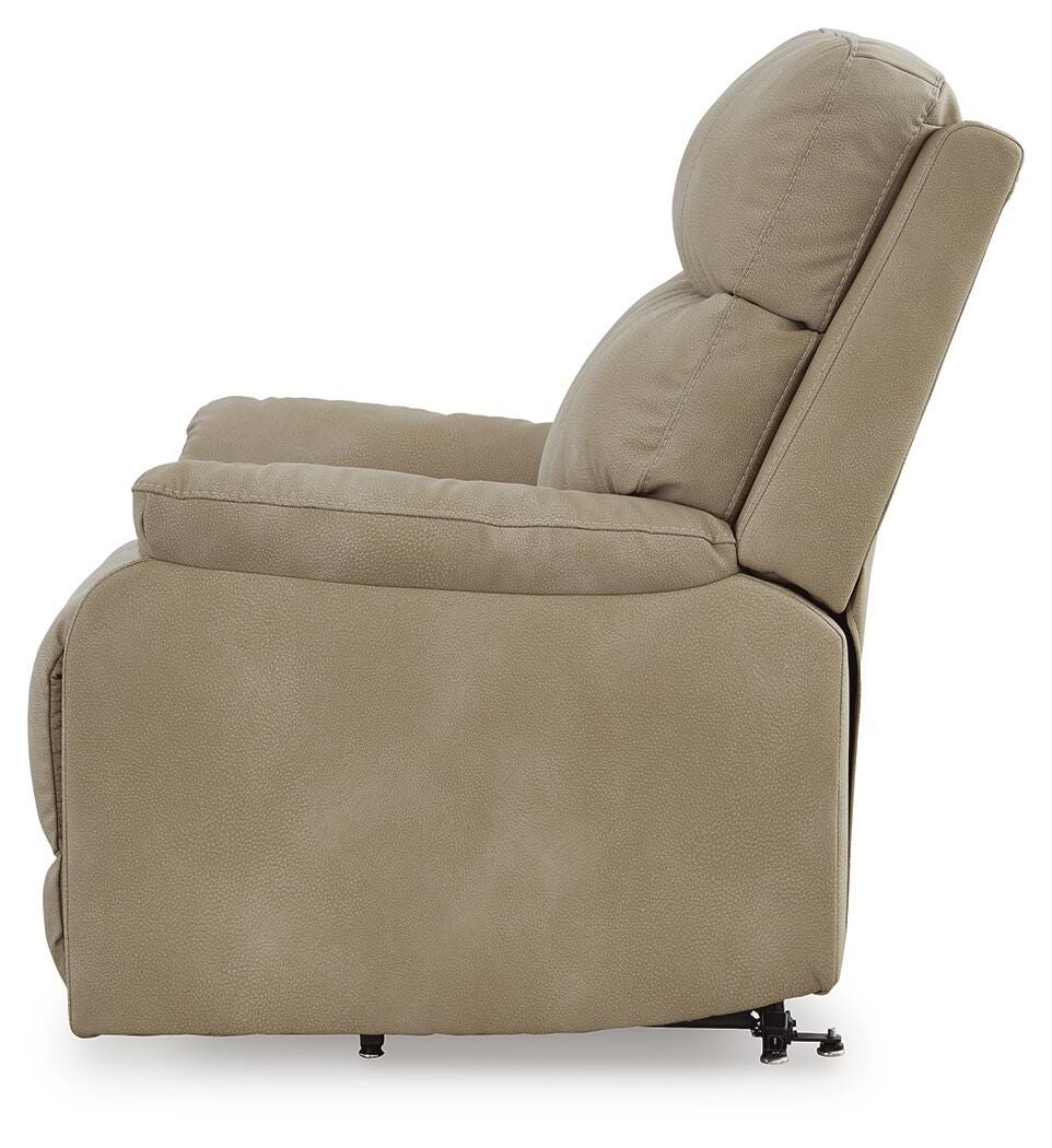 Next-Gen Durapella Sand Power Lift Recliner from Ashley - Luna Furniture