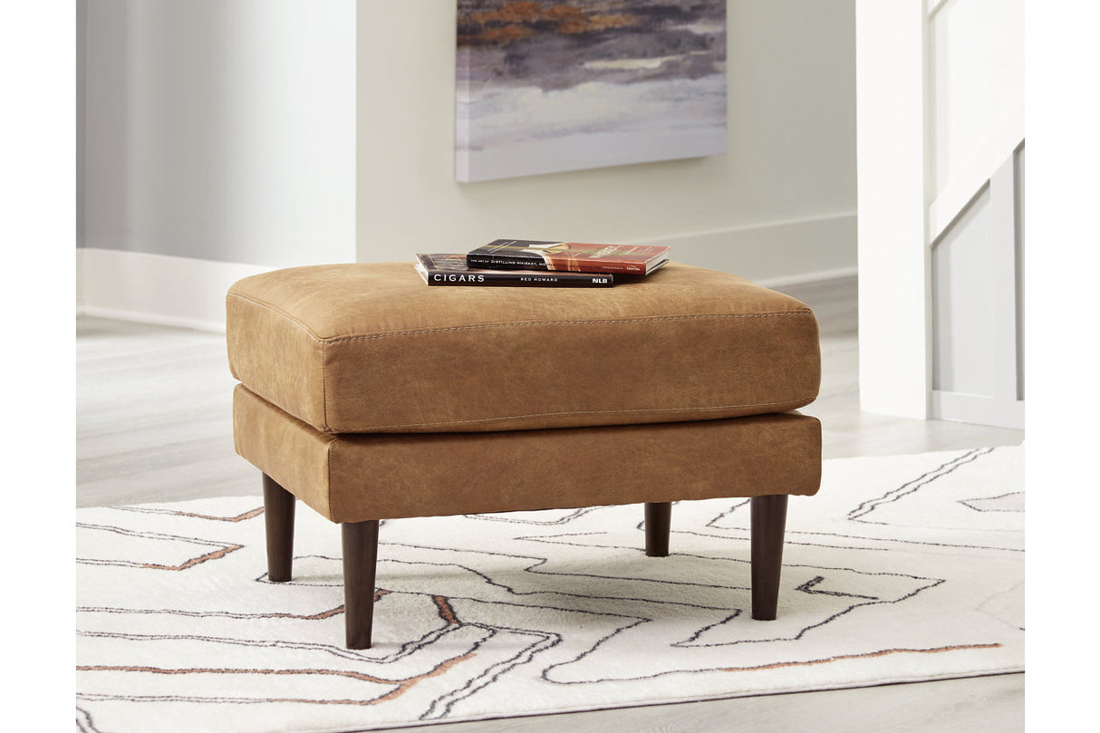 Telora Caramel Sofa, Loveseat, Chair and Ottoman from Ashley - Luna Furniture