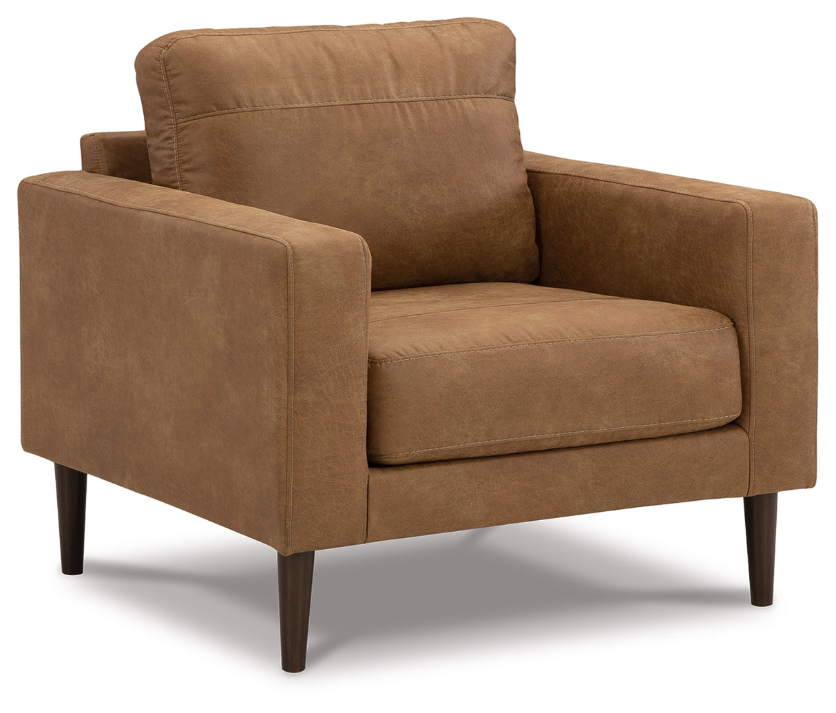 Telora Caramel Chair and Ottoman from Ashley Furniture - Luna Furniture