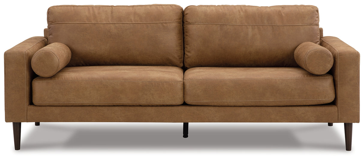 Telora Caramel Sofa, Loveseat, Chair and Ottoman from Ashley - Luna Furniture