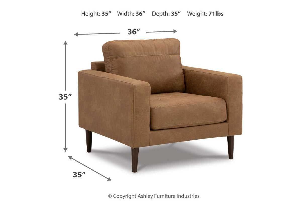 Telora Caramel Sofa, Loveseat, Chair and Ottoman from Ashley - Luna Furniture