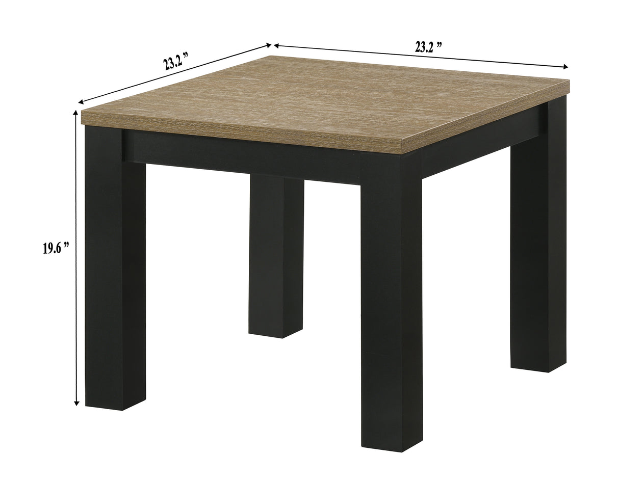 Theo Natural/Black 3-Piece Cocktail Set from Crown Mark - Luna Furniture