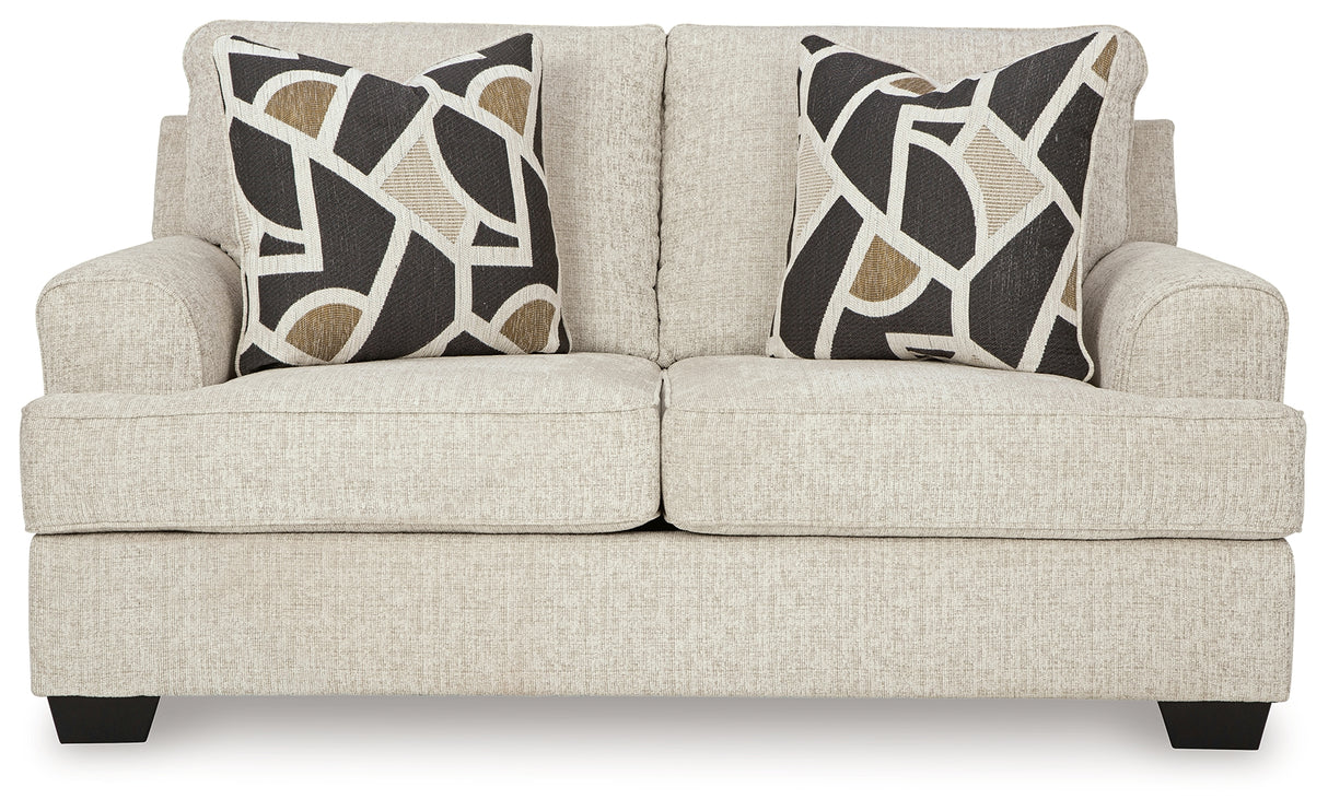Heartcort Sofa, Loveseat, Chair and Ottoman in Quartz from Ashley Furniture - Luna Furniture