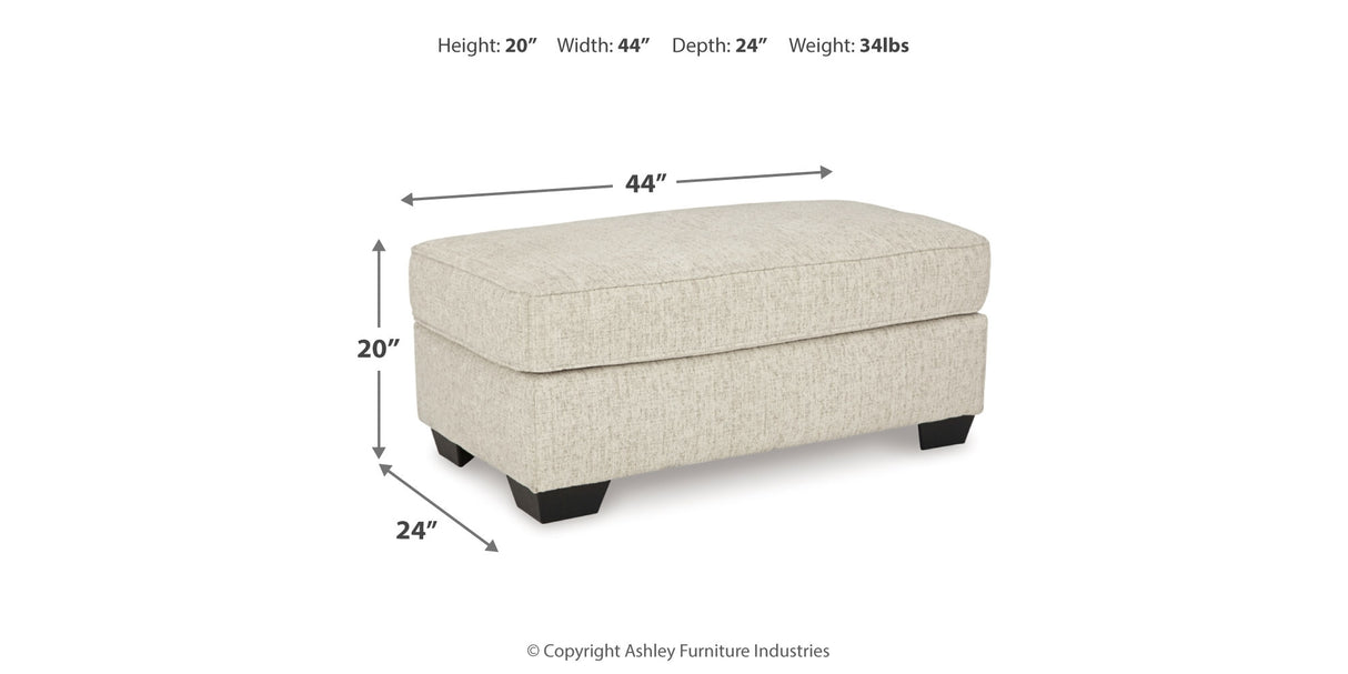 Heartcort Sofa, Loveseat, Chair and Ottoman in Quartz from Ashley Furniture - Luna Furniture