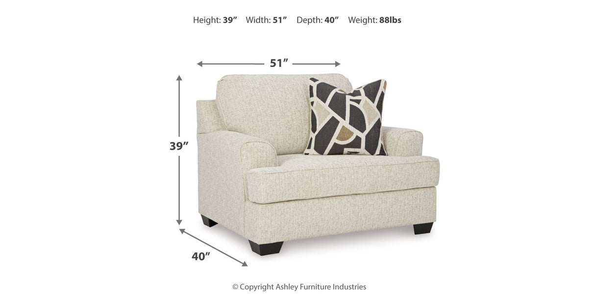 Heartcort Sofa, Loveseat, Chair and Ottoman in Quartz from Ashley Furniture - Luna Furniture