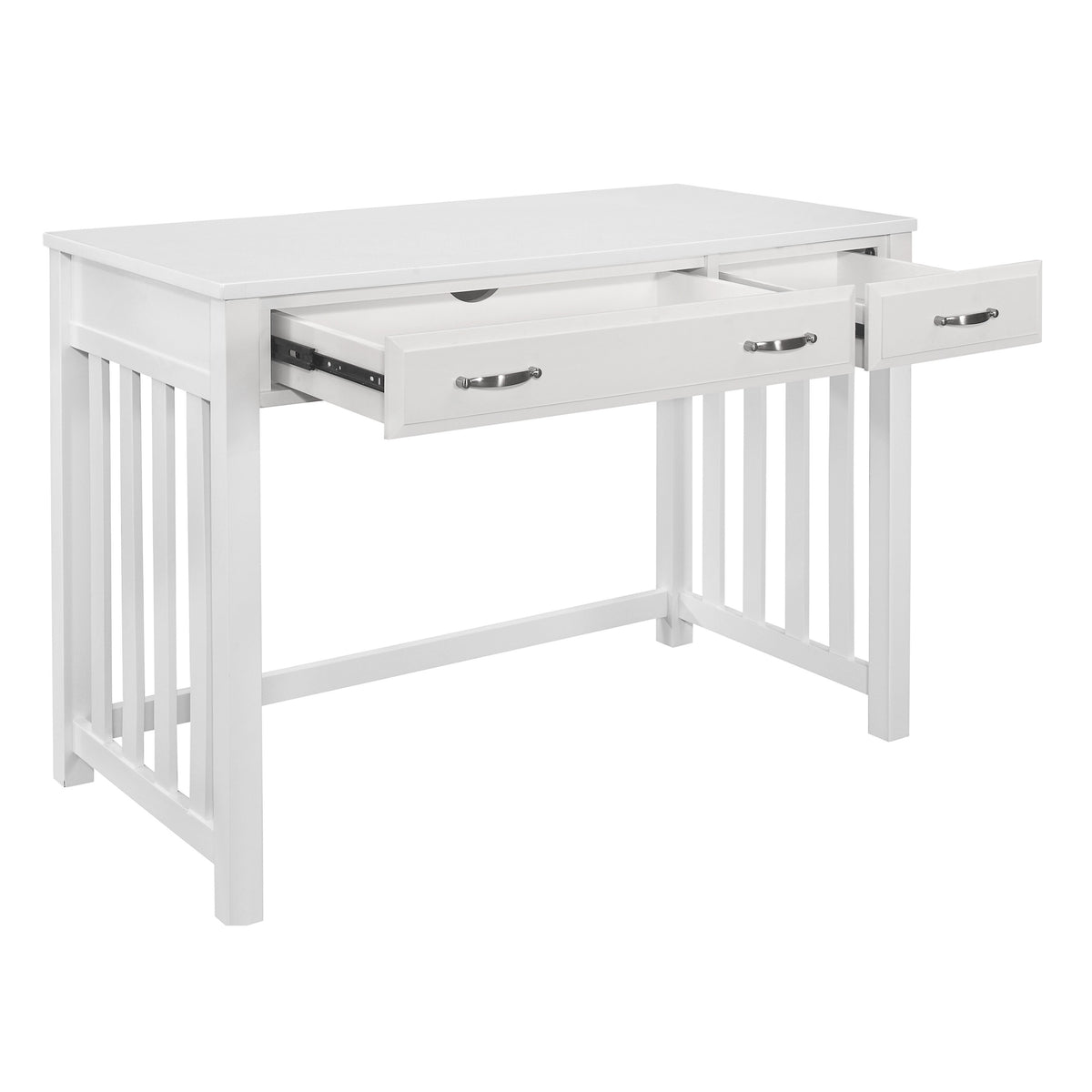 Blanche White Desk with Hutch from Homelegance - Luna Furniture