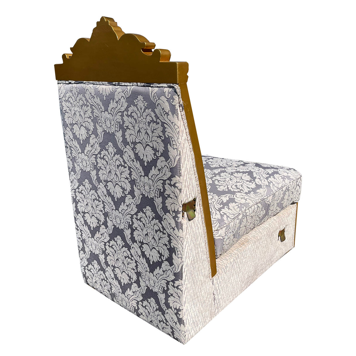 HD-459 Metallic Gold Linkable Chair from Homey Design - Luna Furniture