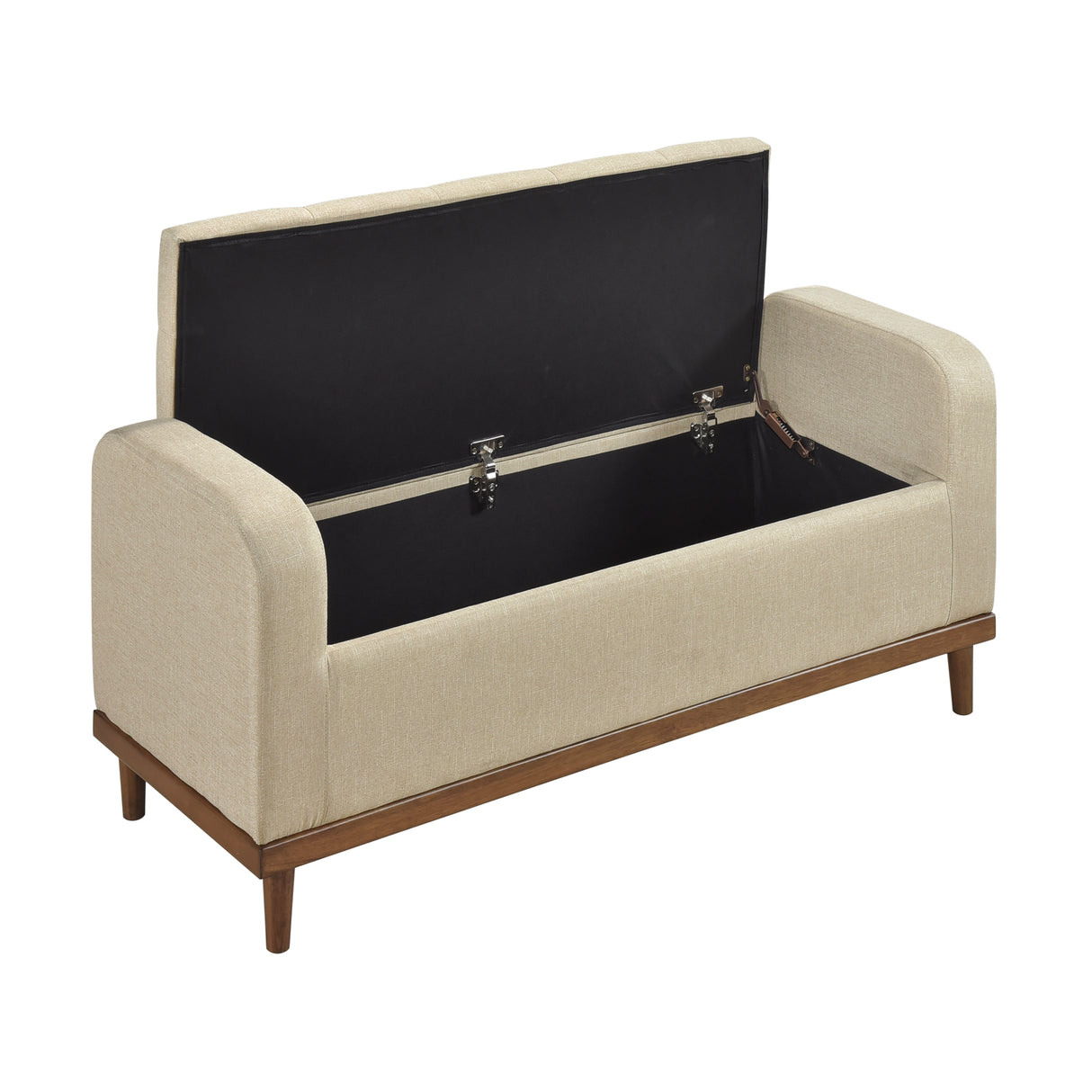 Woodwell Antique White Lift Top Storage Bench from Homelegance - Luna Furniture