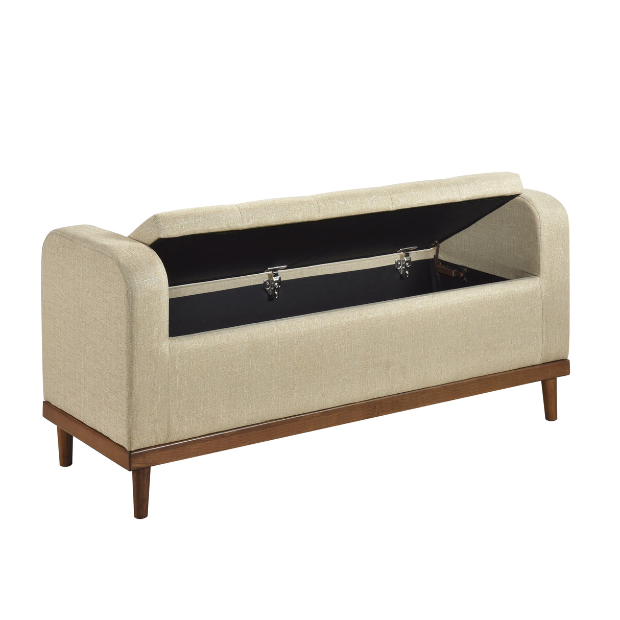 Woodwell Antique White Lift Top Storage Bench from Homelegance - Luna Furniture