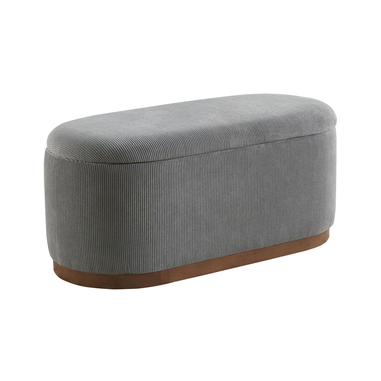 Nell Gray Lift-Top Storage Bench from Homelegance - Luna Furniture