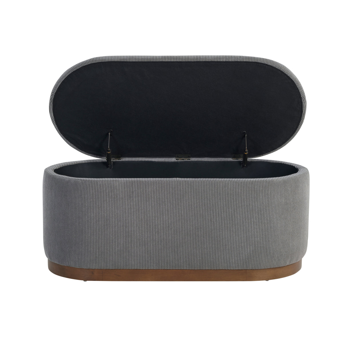 Nell Gray Lift-Top Storage Bench from Homelegance - Luna Furniture