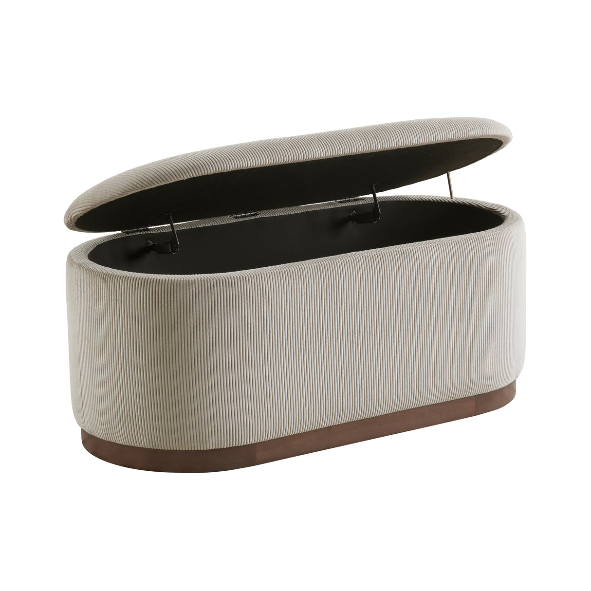Nell Taupe Lift-Top Storage Bench from Homelegance - Luna Furniture